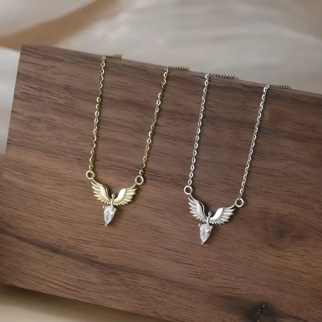 925 sterling silver eagle pendant necklace on O-ring chain with adjustable length 41cm-50cm