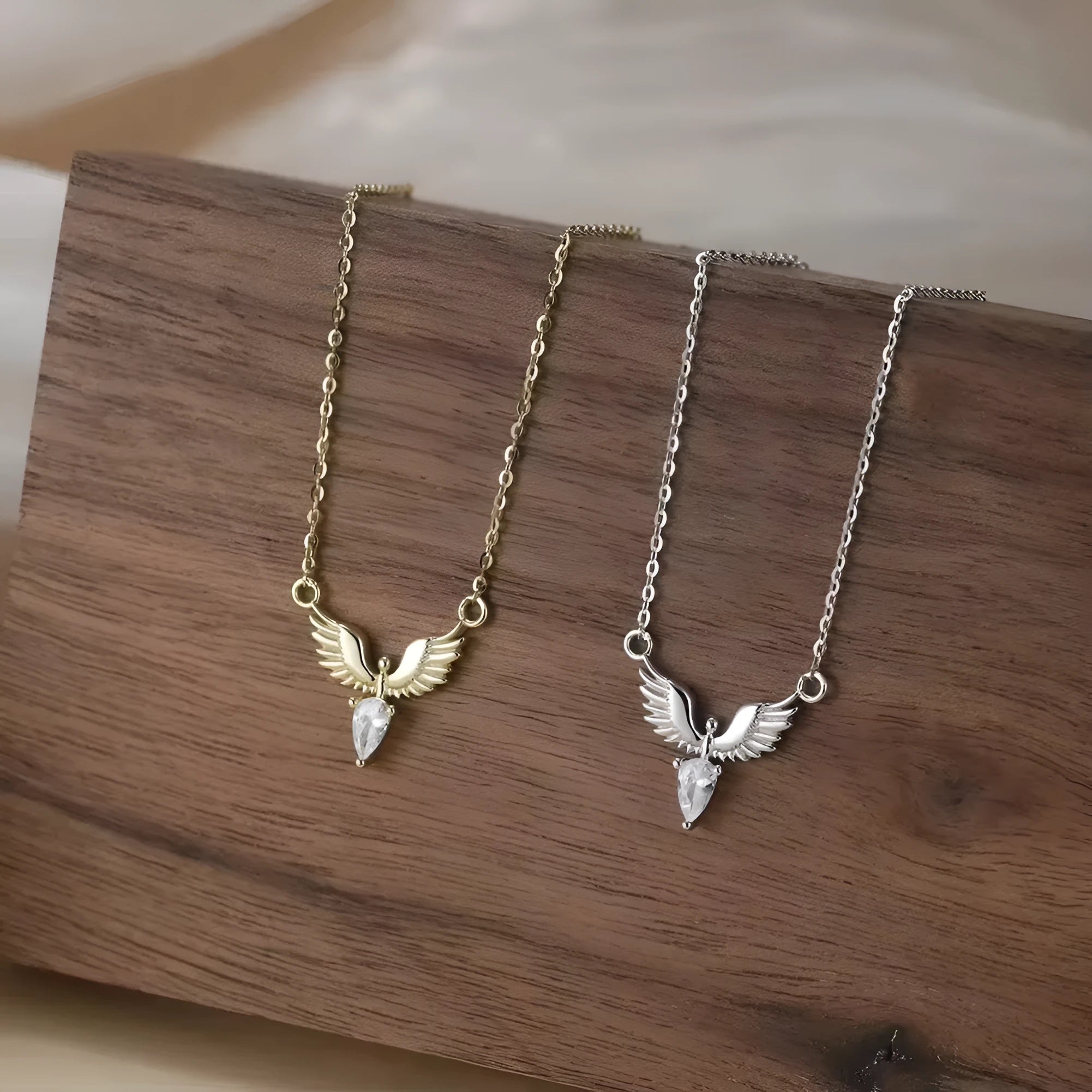 925 sterling silver eagle pendant necklace on O-ring chain with adjustable length 41cm-50cm