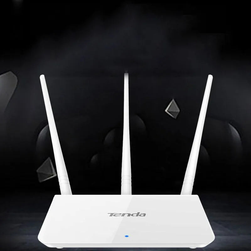 White dual-band wireless router providing 2.4GHz and 5GHz Wi-Fi coverage