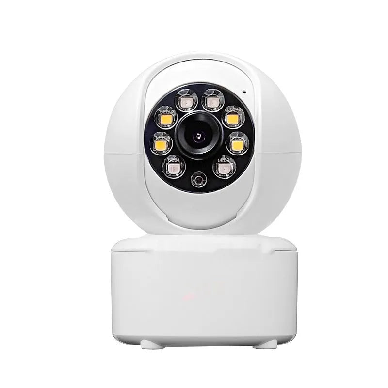 Indoor 1080p security camera with ceiling mount and infrared night vision