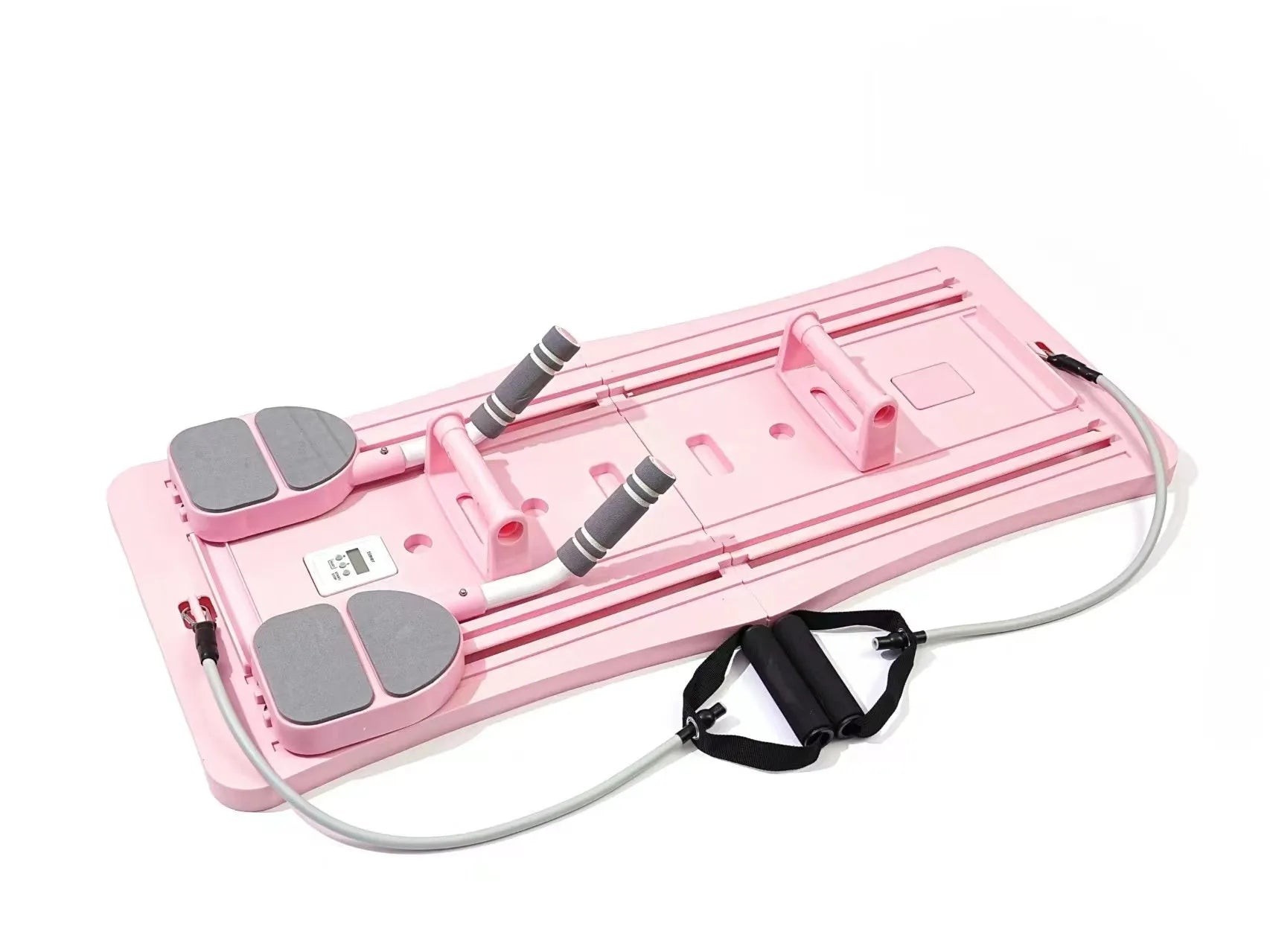 Purple foldable belly panel fitness board made from PP plastic for home exercise