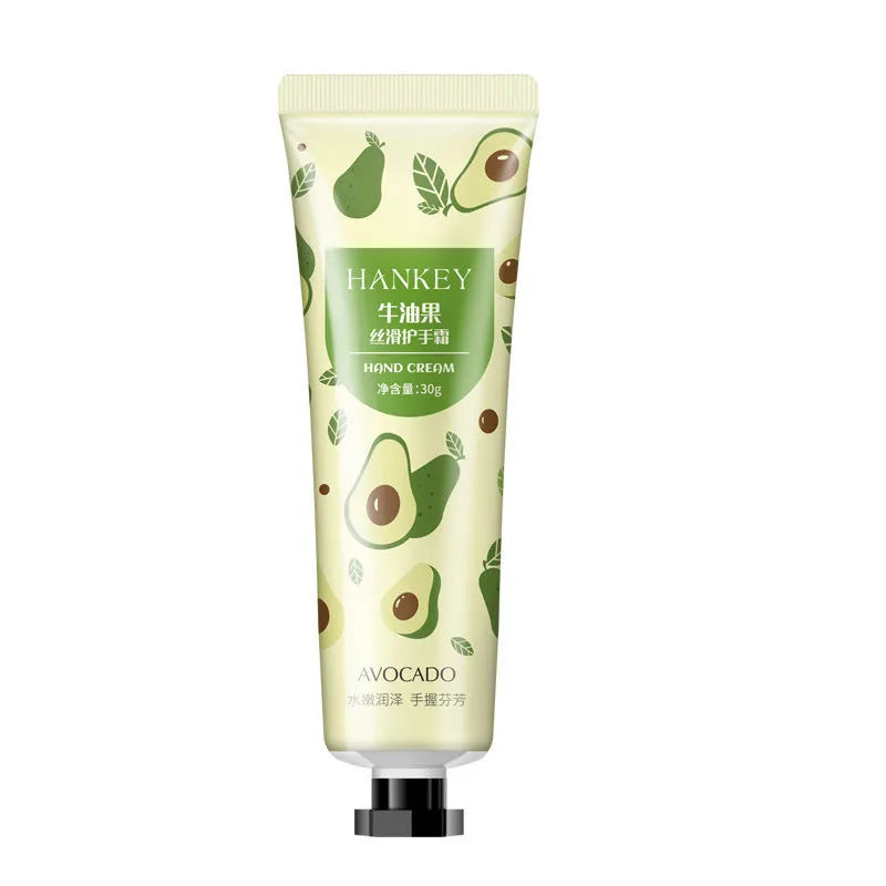 30g tube of fruit-scented hand cream for dry skin moisturisation