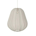 Japanese-style grey-blue pumpkin-shaped pendant ceiling lamp with branch design
