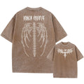 Men's oversized loose-fit cotton t-shirt with drop shoulders in a solid colour.