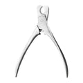 Silver professional stainless steel pet nail clipper with safety guard for dog and cat grooming