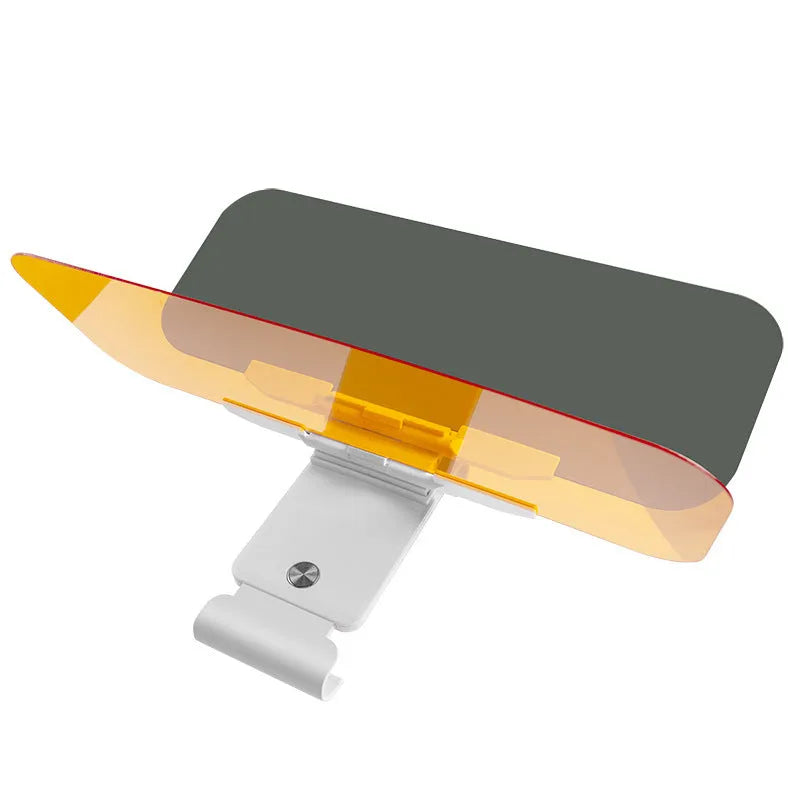 Universal anti-high beam car sun visor with telescopic adjustment and acrylic lens