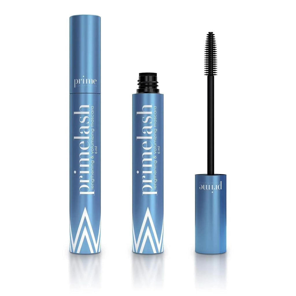 Eyelash brush comb beauty tool with fine plastic bristles for mascara application