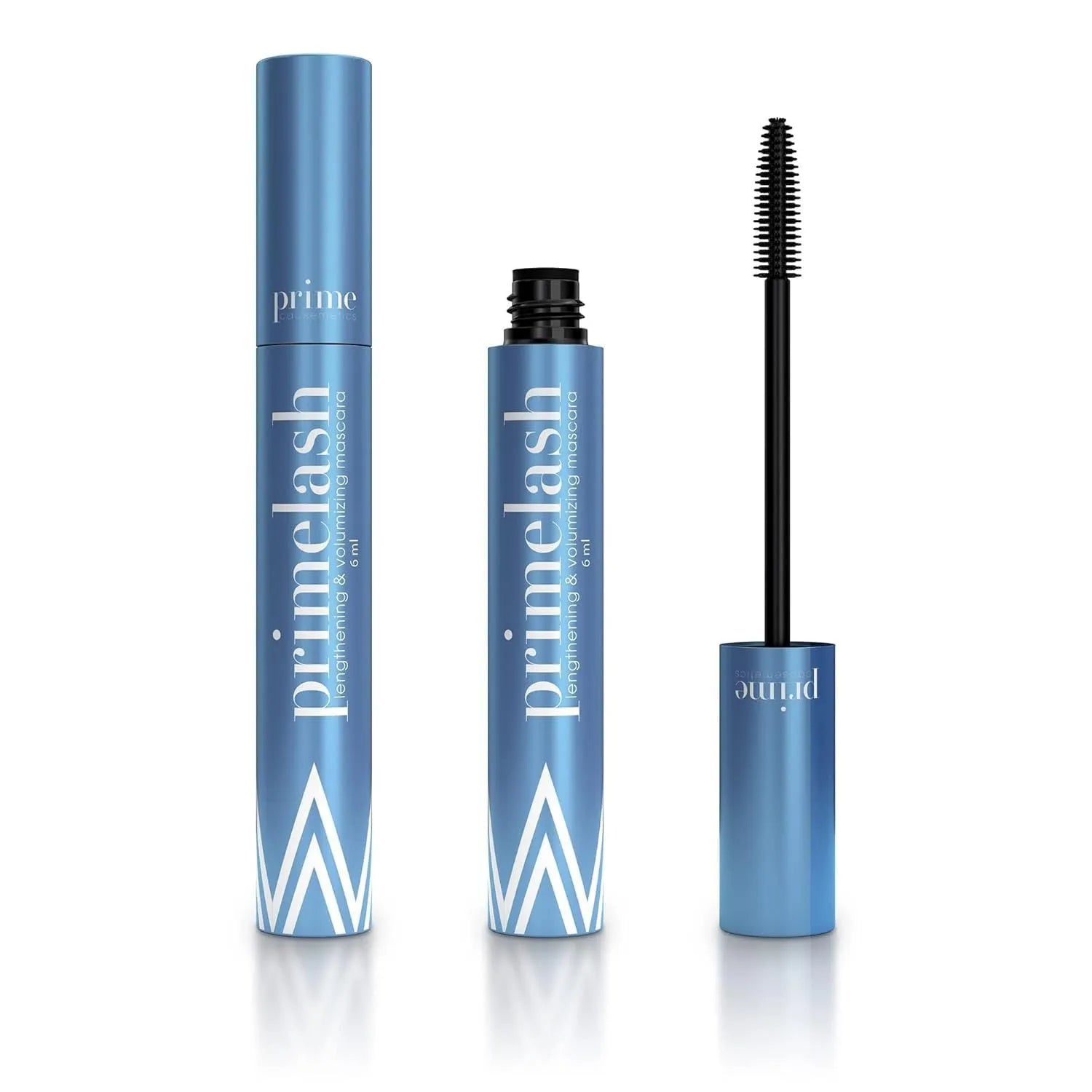 Eyelash brush comb beauty tool with fine plastic bristles for mascara application