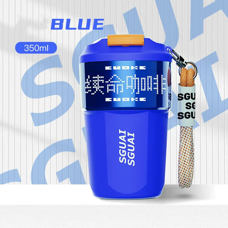 Japanese-style portable coffee cup in 316 stainless steel with 50mL capacity