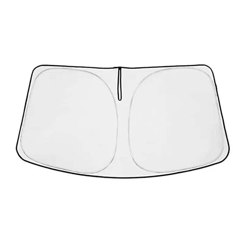 Silver reflective sunshade for Toyota NOAH XOVY 90 series front windshield