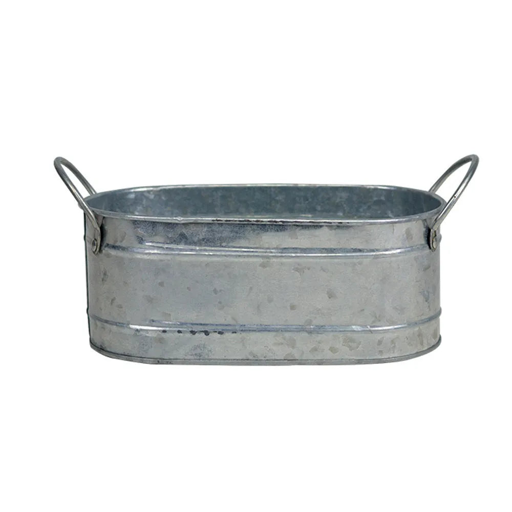 Iron sheet desktop succulent flowerpot for cacti and small plants