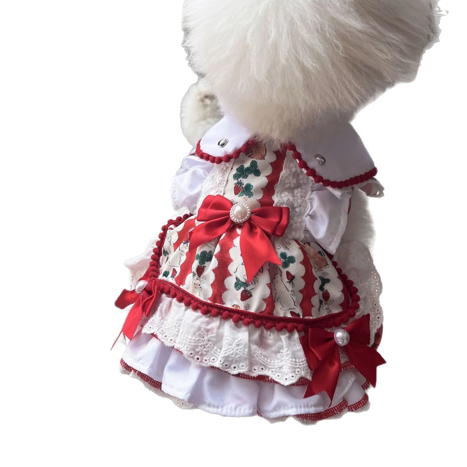 Rabbit skirt design princess style dog dress for small breed dogs