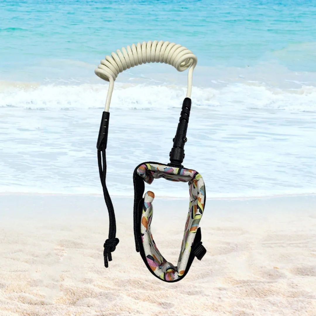 Surfboard wrist leash made from pulp rope with 50kg load capacity and high elasticity