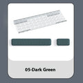 Double sided computer desk pad with integrated memory foam wrist rest in choice of colours