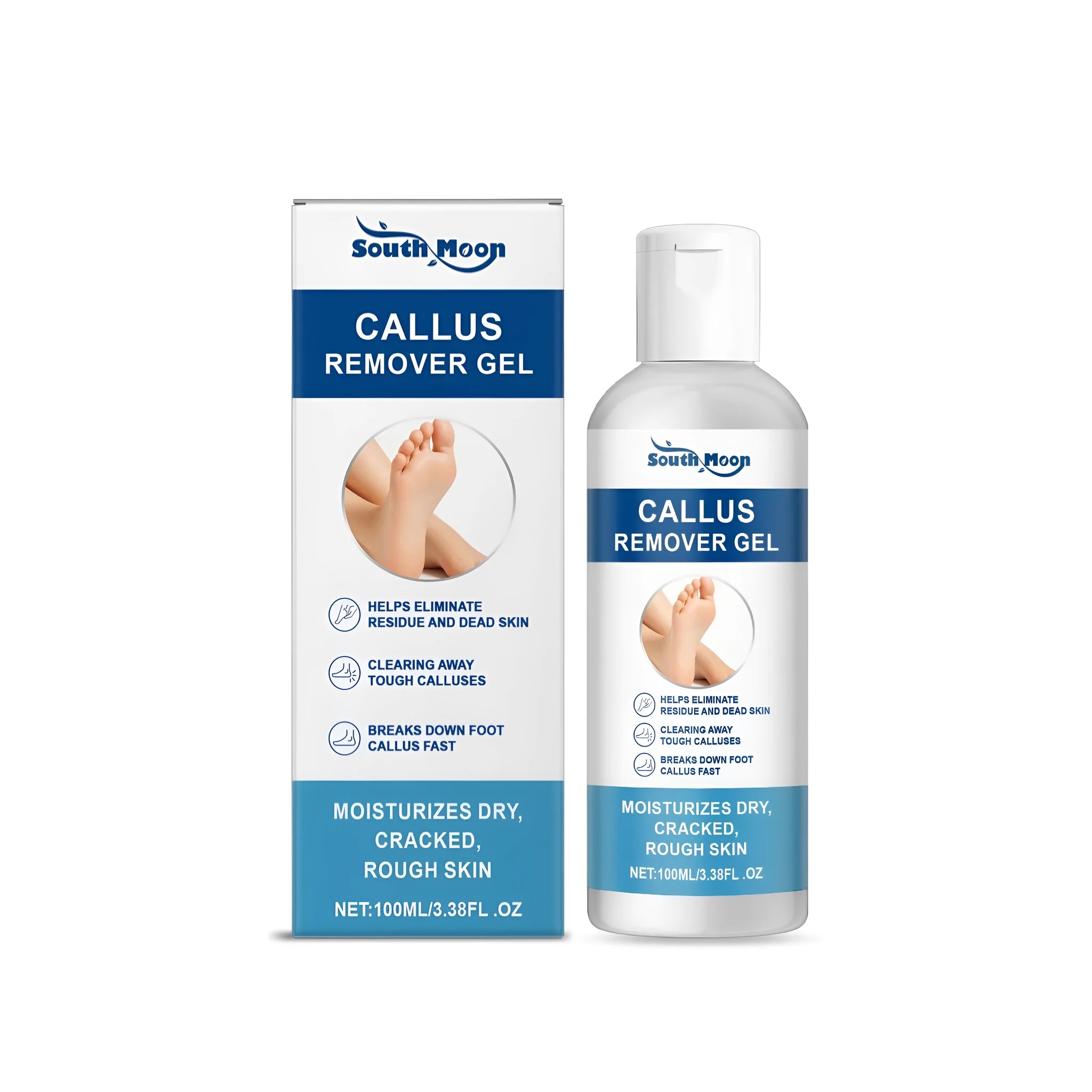 100g tube of callus remover gel with glycerin and coconut oil