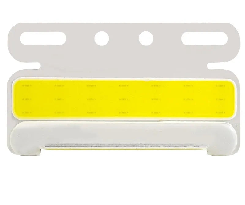 Waterproof COB LED truck side light in aluminum alloy housing available in red white yellow green blue for 12V 24V vehicles