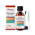 30ml nail care solution bottle with tea tree oil and included nail file for natural nail treatment