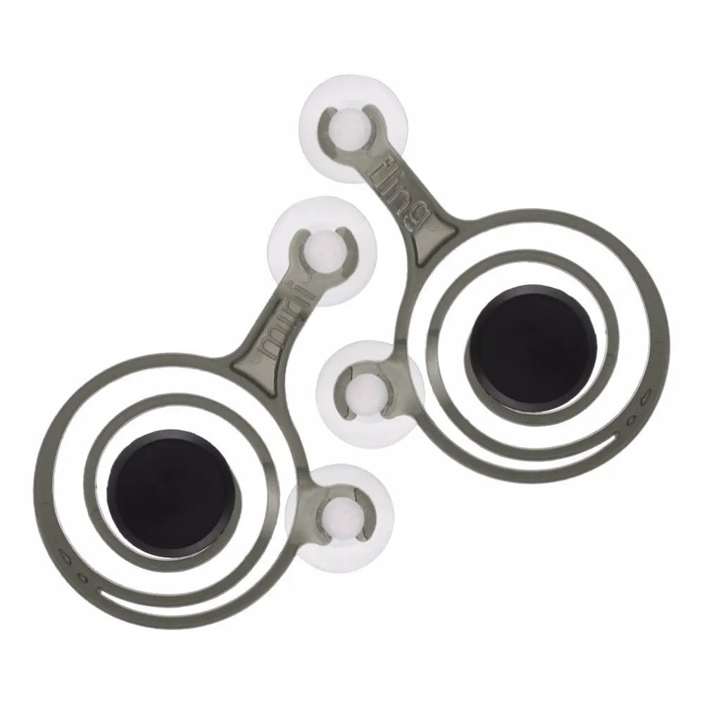 Pair of clear and black mini joysticks for mobile phone touch screen gaming control