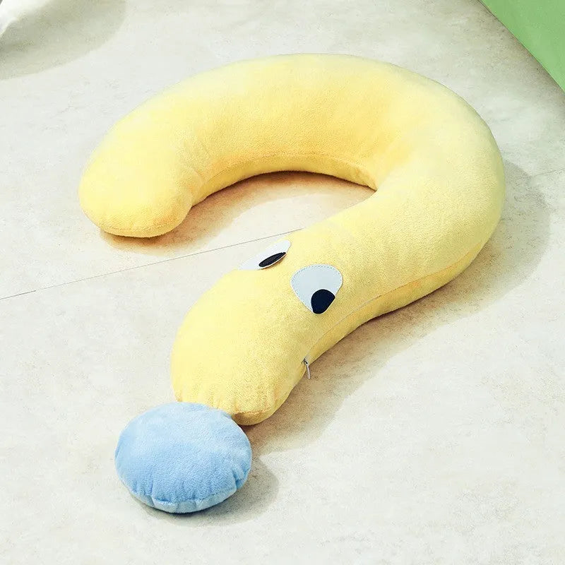 Blue rectangular cat and dog pillow cushion on a floor, dimensions 62 cm by 39 cm.