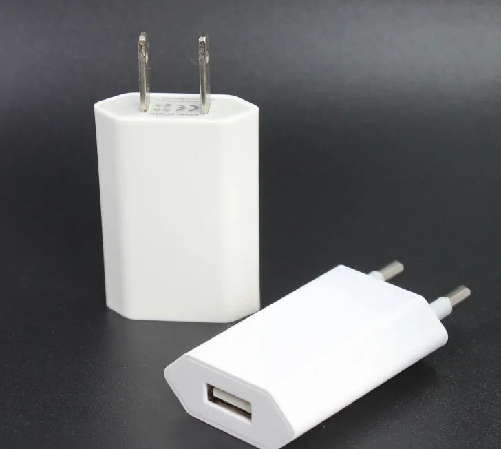 5V 2A USB travel charger unit with cable compatible with iPhone and iPad models