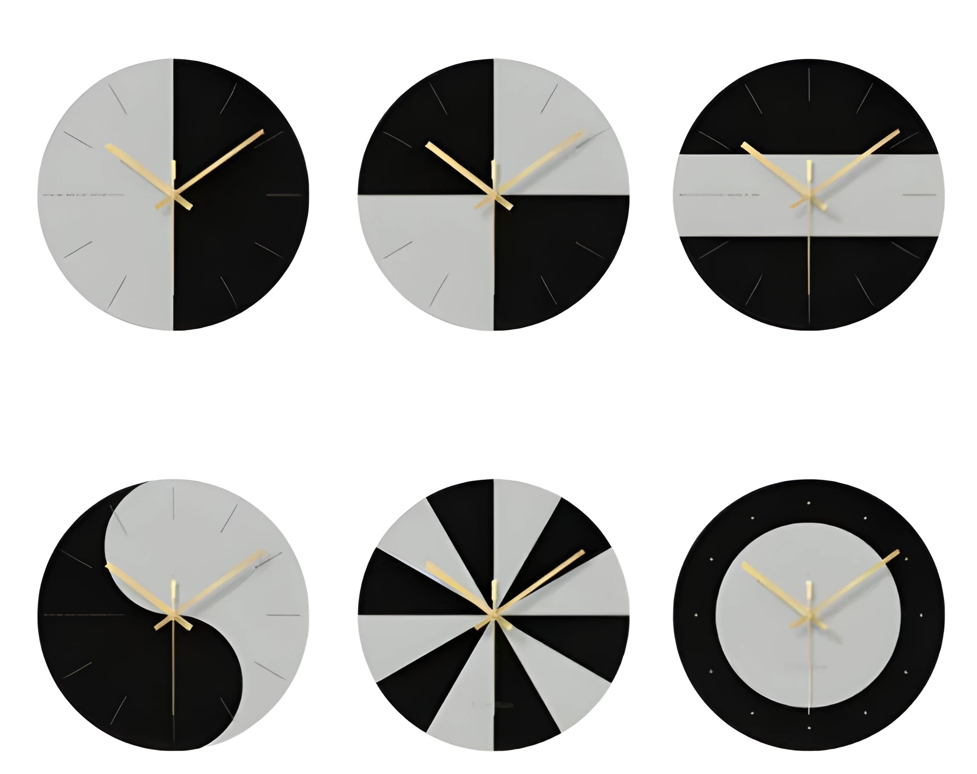 Minimalist transparent tempered glass wall clock with silent movement on a white wall.
