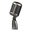 Retro style condenser microphone with cardioid pattern for karaoke and recording