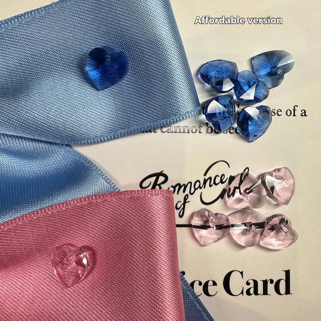 Princess style bow dog hair band with tension adjustment on double-sided polyester cotton ribbon