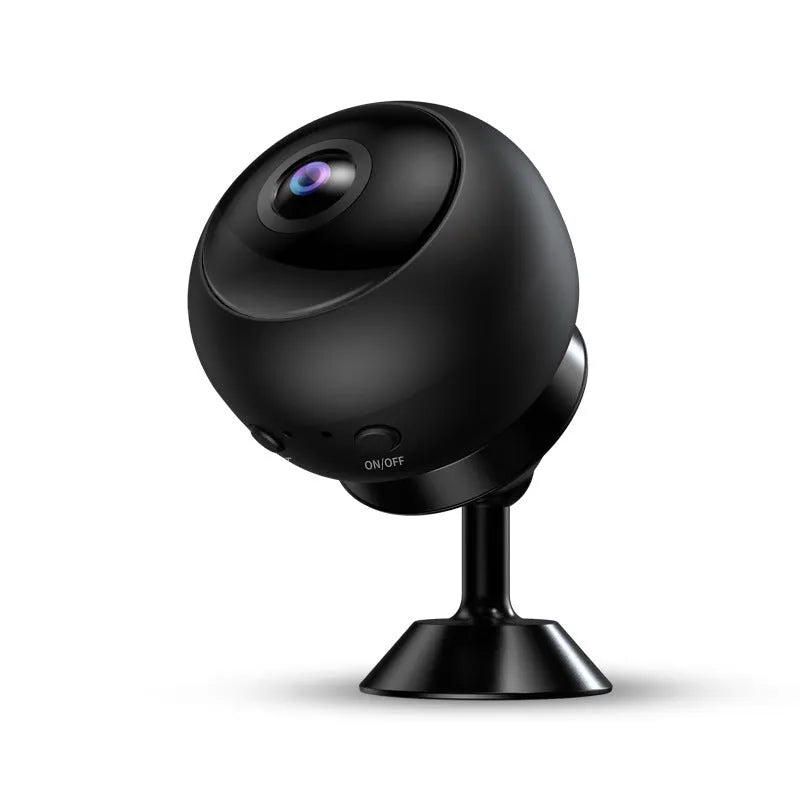 1080p wireless WiFi surveillance camera with ABS plastic housing and 3.6° lens