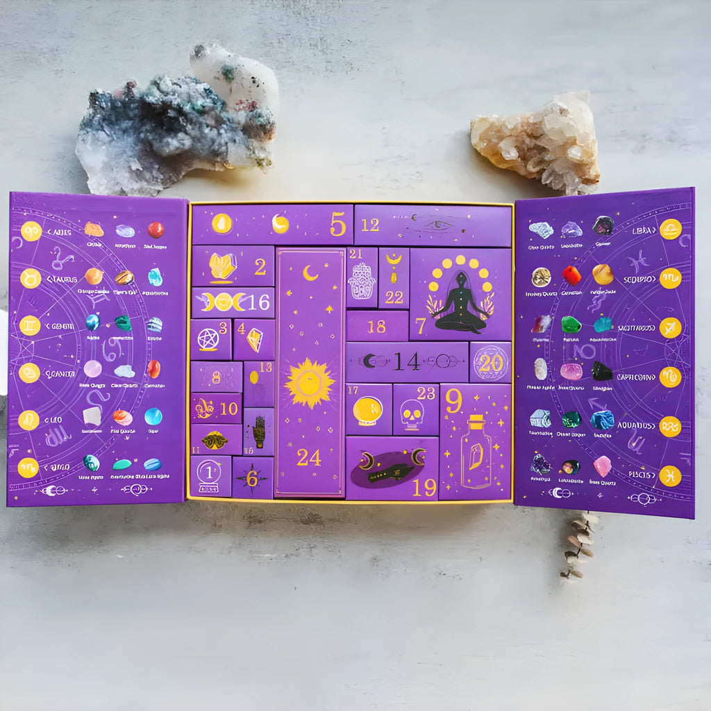 Halloween gift box with countdown numbers measuring 33.5cm wide