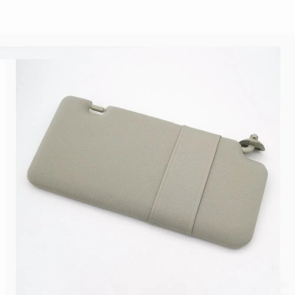 Beige Nissan Lida sun visor with cosmetic mirror for 2005-2012 models