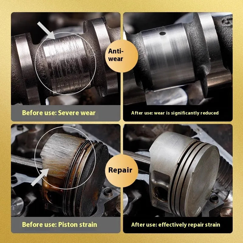 60ml engine oil anti-wear additive in white cover container for automotive maintenance