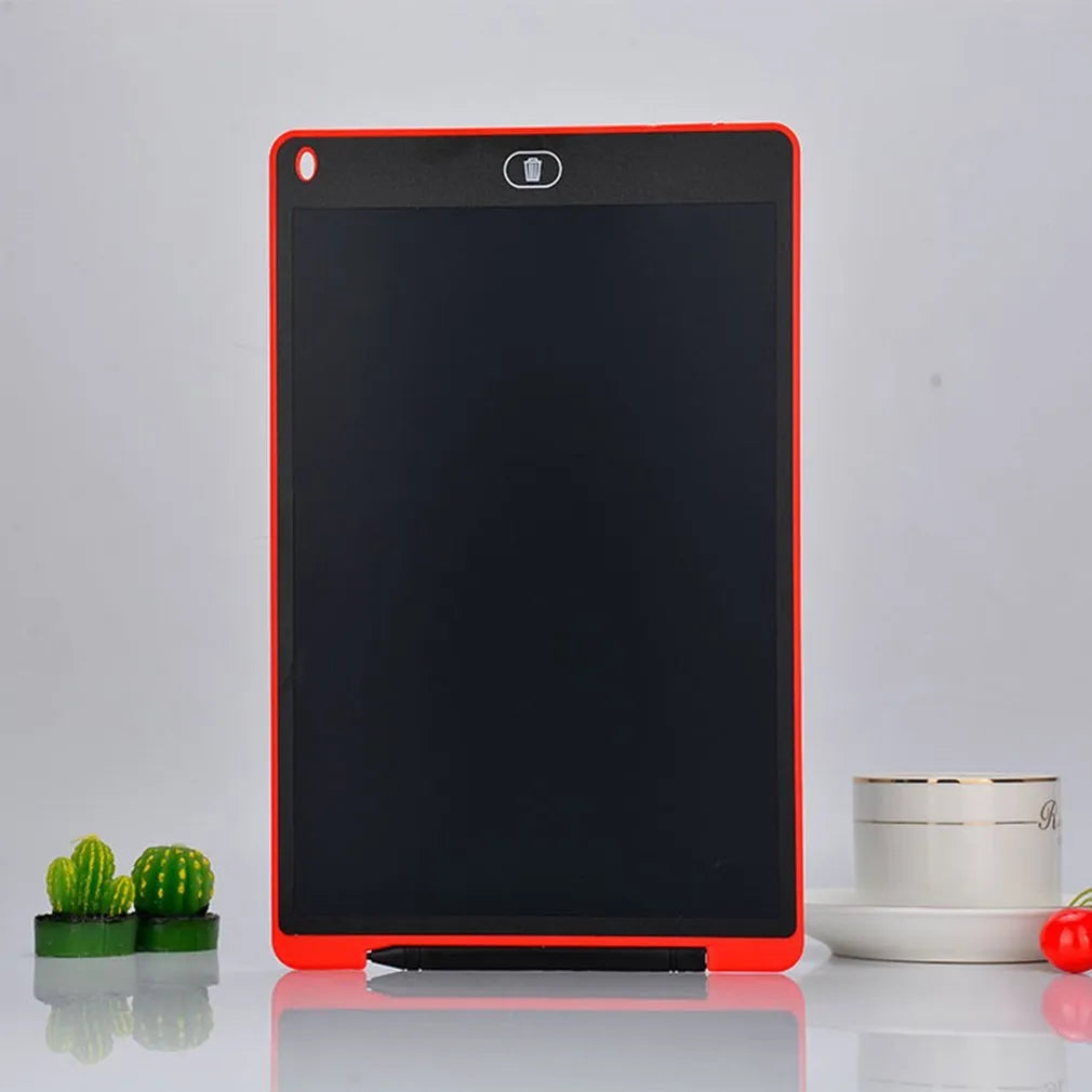 LCD electronic writing board for children with stylus on pressure-sensitive screen