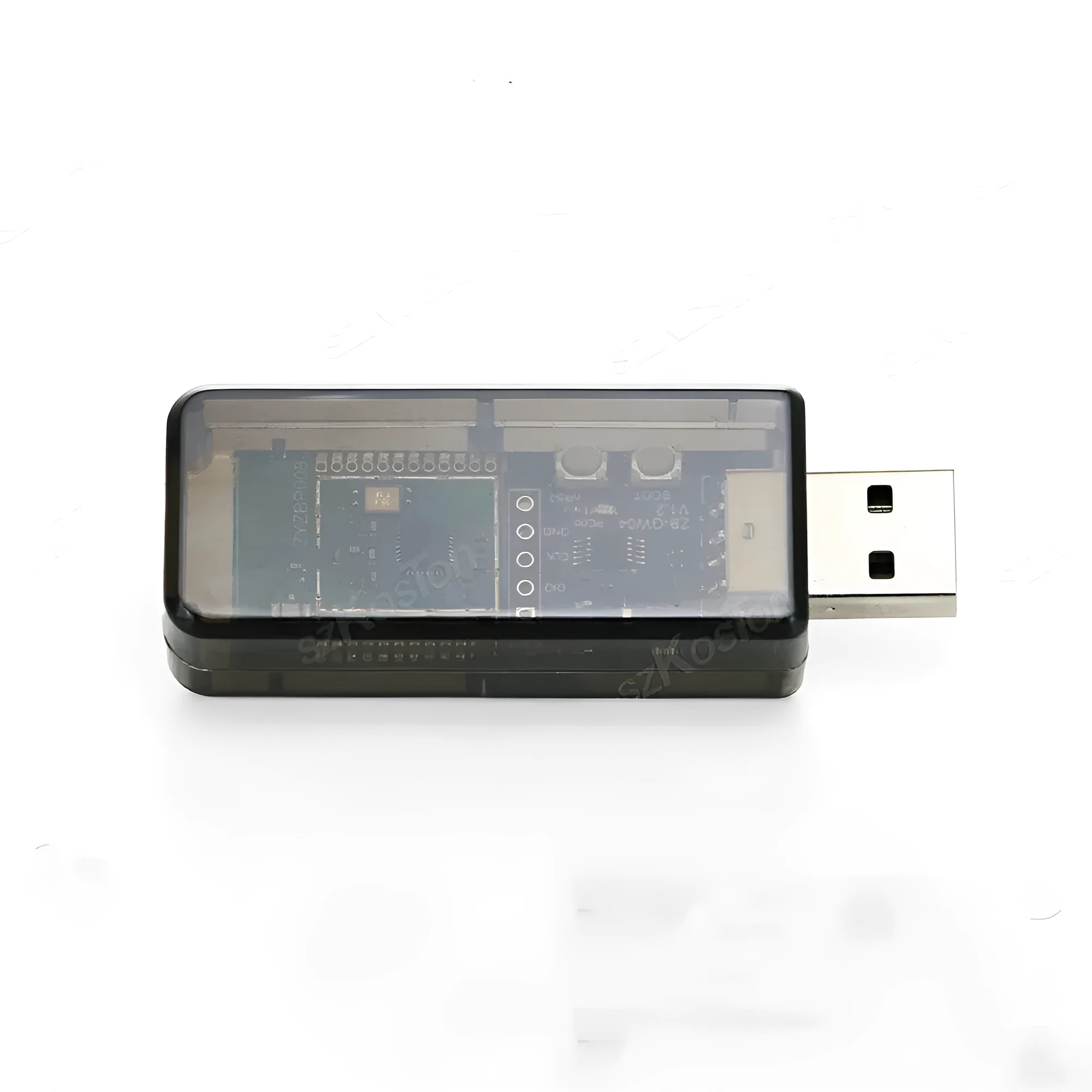 Silicon Labs EFR32MG21 Zigbee USB Dongle in plastic shell for Home Assistant