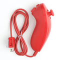Wii left and right wireless gamepad controllers with hand rope and infrared sensor