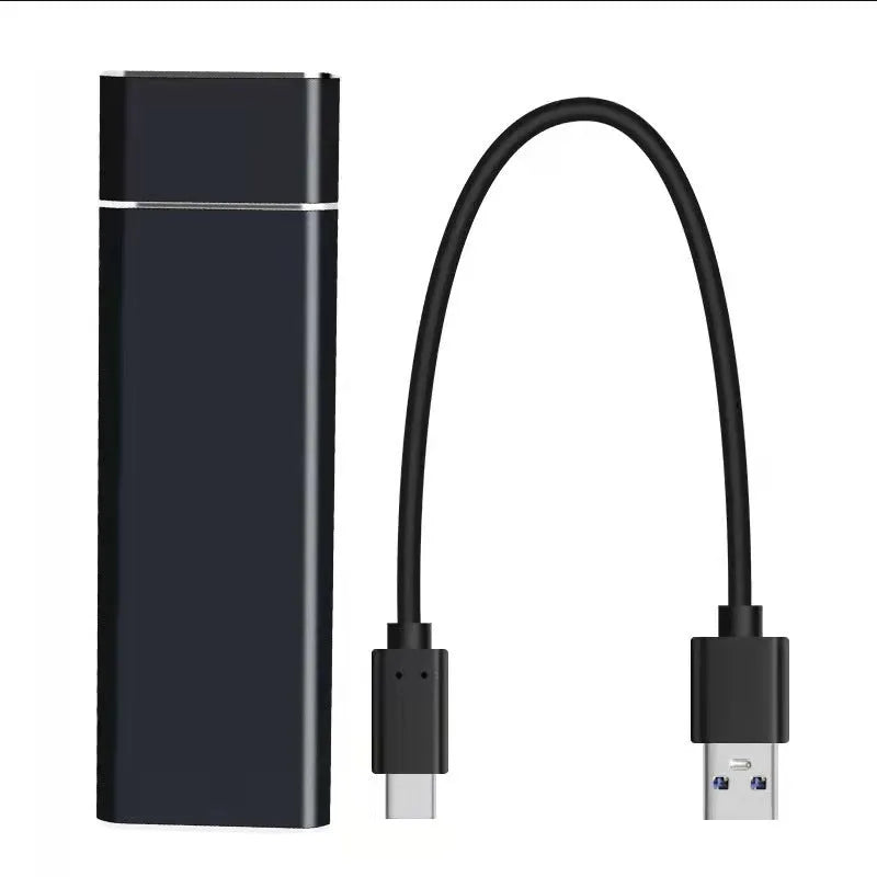 Ultra-thin 6TB external mobile hard disk with metal shell in multiple colour options including black, blue, orange, red, and silver