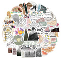 Waterproof graffiti colour cartoon stickers measuring 4-6cm for luggage and notebook decoration