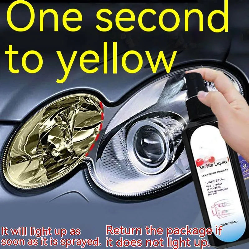 100ml bottle of car headlight restoration liquid for plastic headlamp lens repair