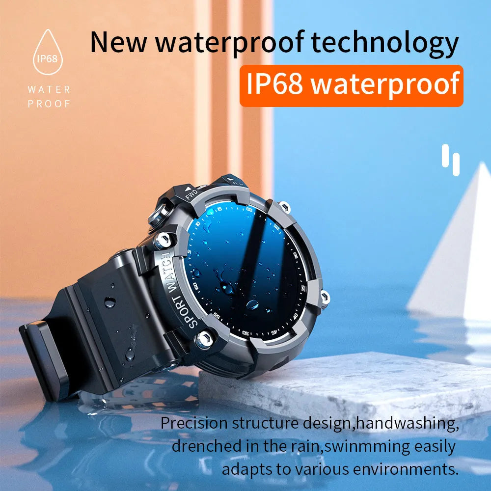 ATTACK 3 waterproof Bluetooth sports watch with colour screen on wrist