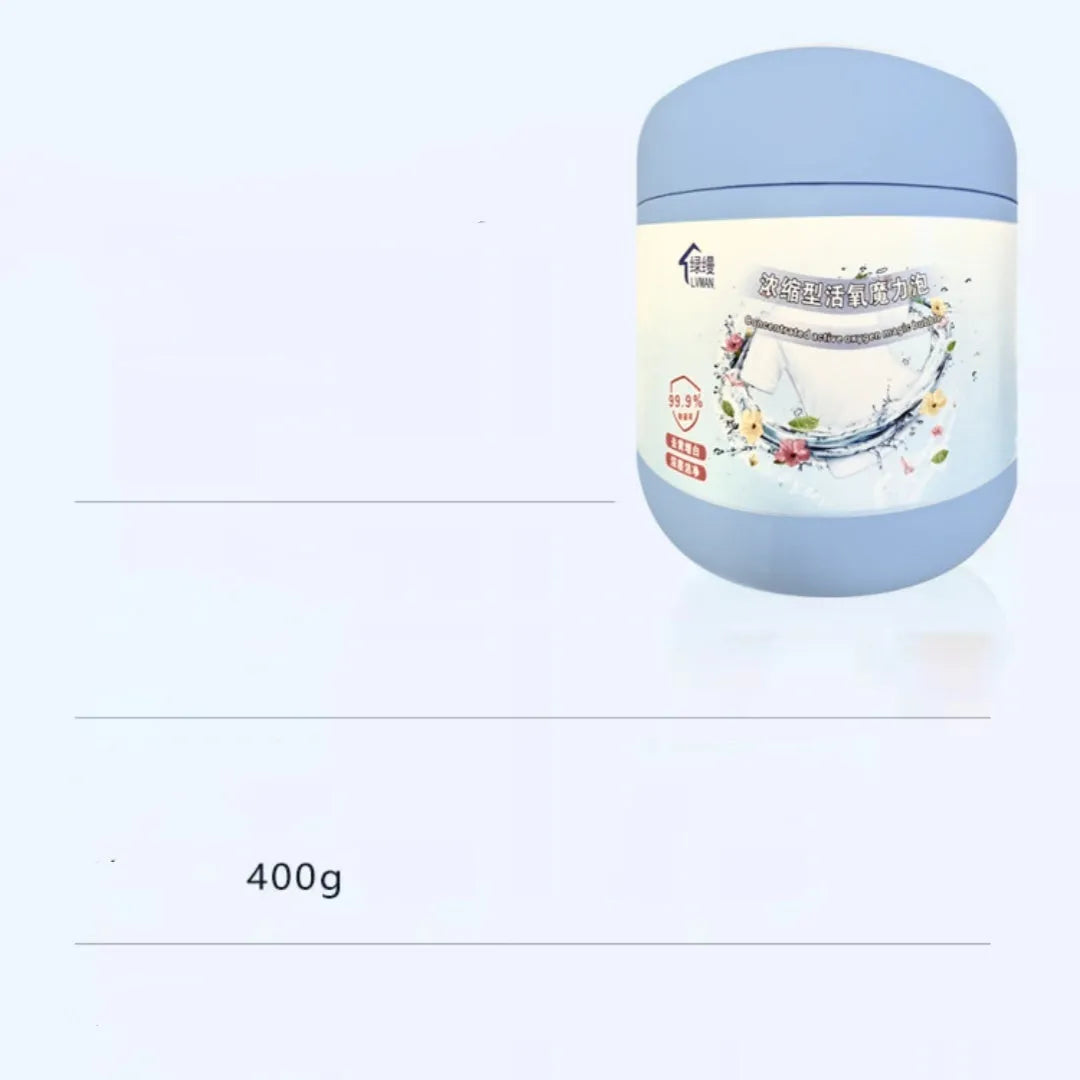 400g bottle of active oxygen bleaching powder for household laundry stain removal