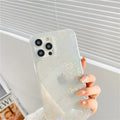 Transparent silicone iPhone case with laser colourful love design for multiple iPhone models