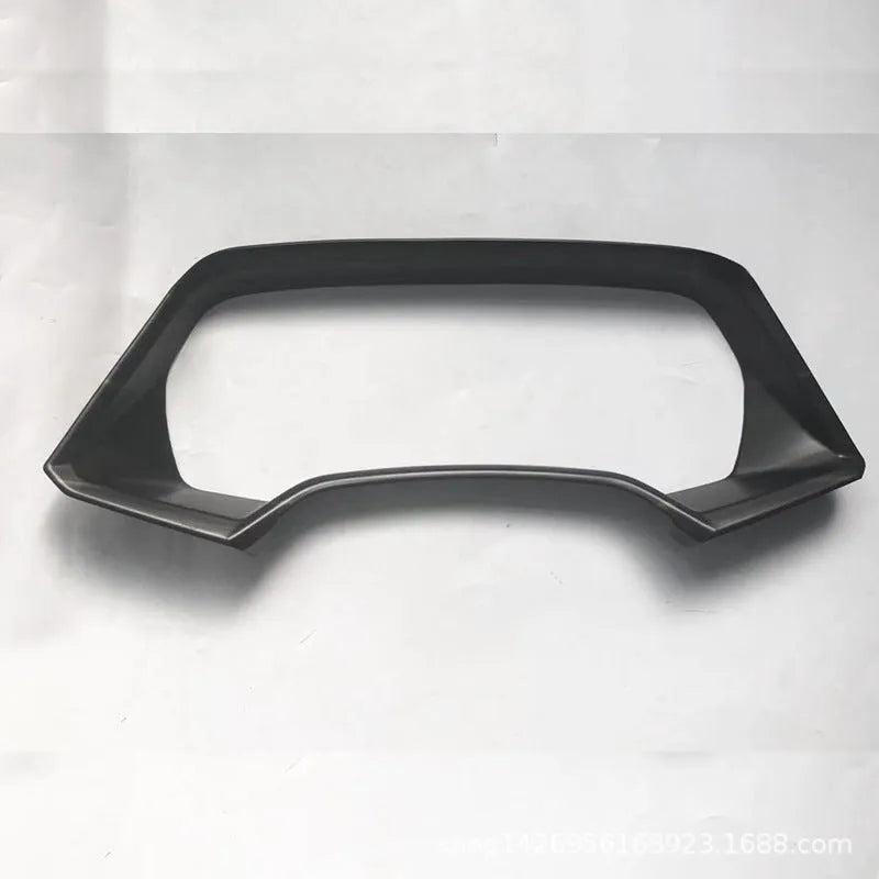 BMW X5L dashboard decorative frame in carbon fibre or peach wood finish with adhesive installation