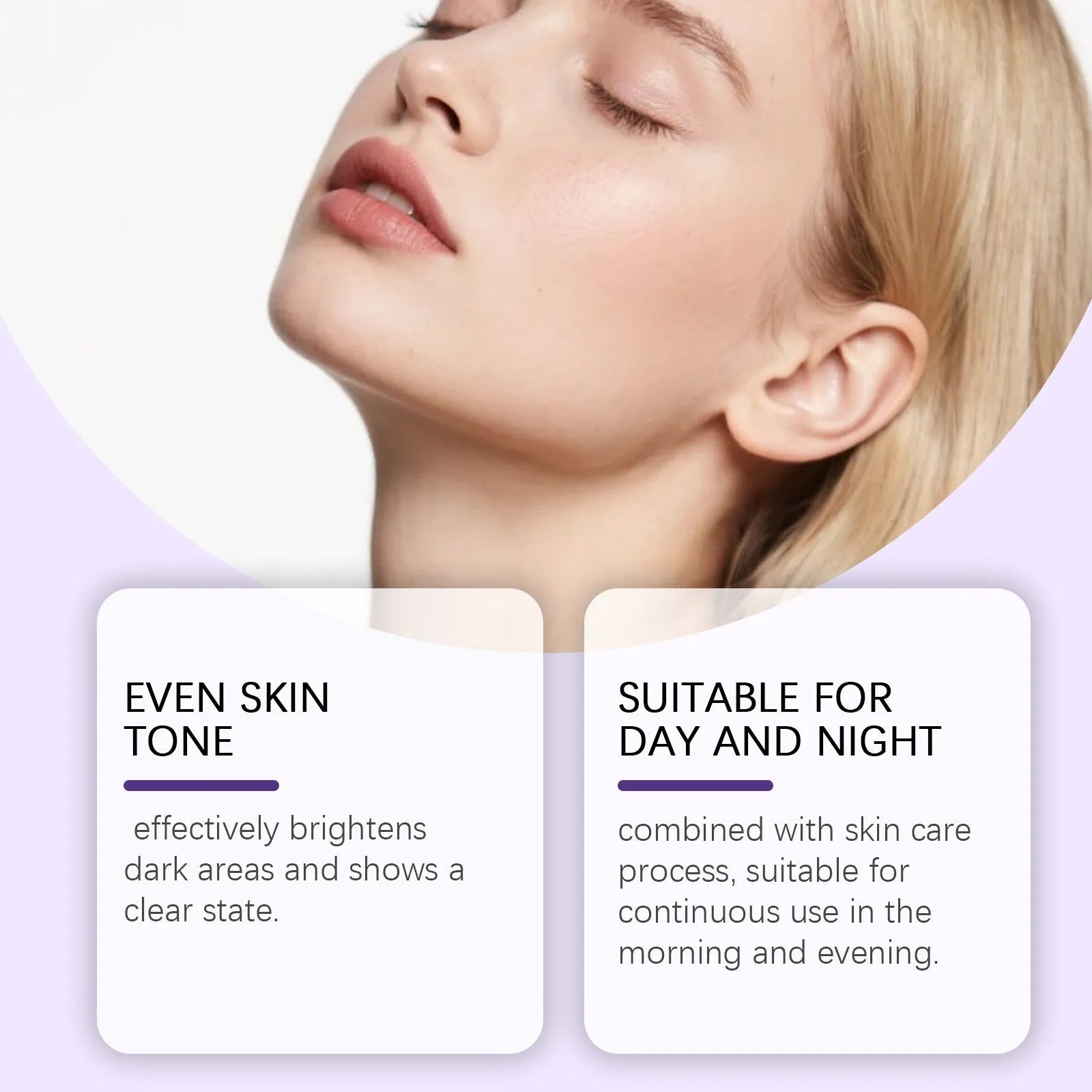 50g daily moisturising cream in 3.5 x 13 cm packaging for skin balance and pore care