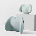 Memory cotton car seat cushion for headrest, neck and waist support in choice of colours