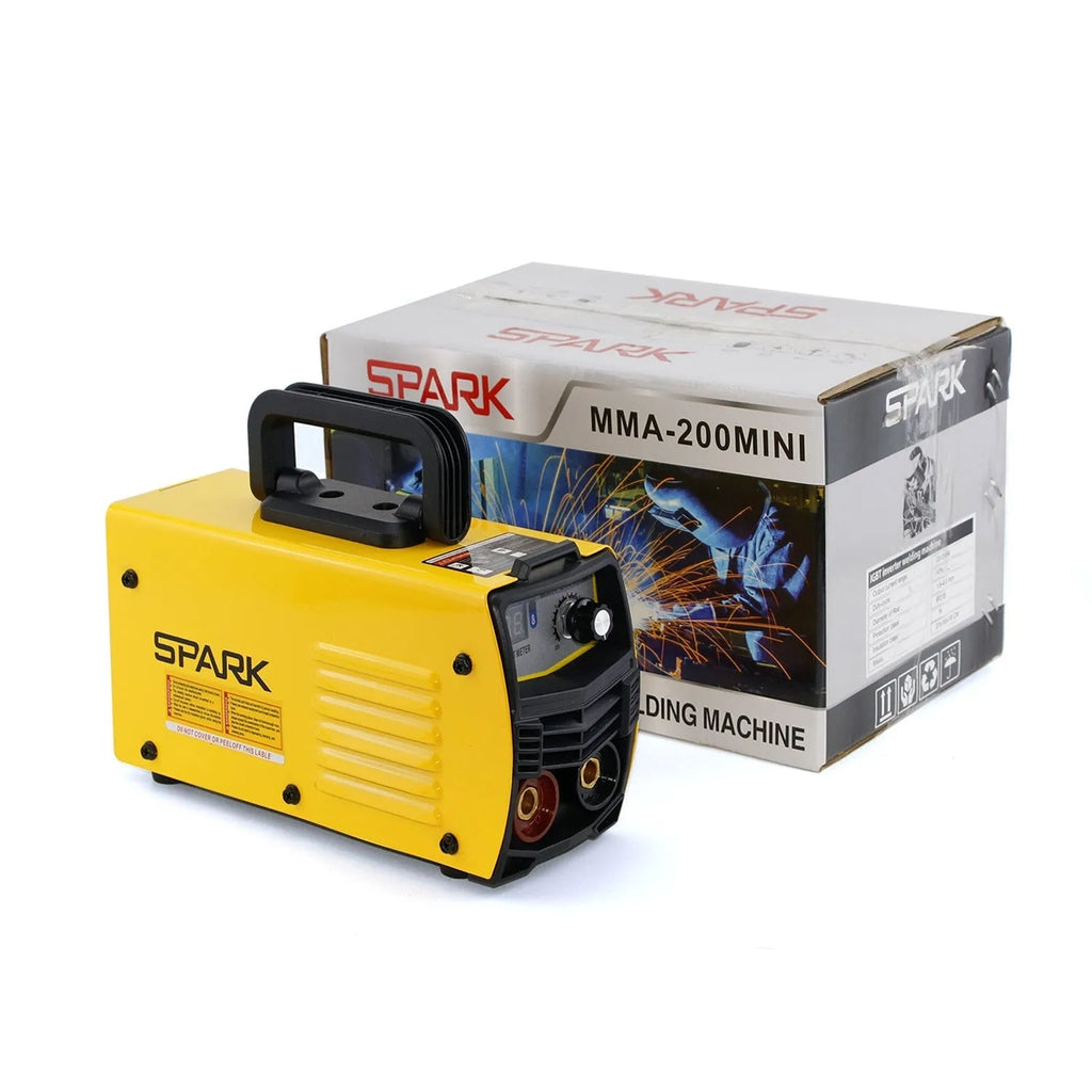 MMA-200MIN small household DC inverter welding machine with welding tongs and accessories