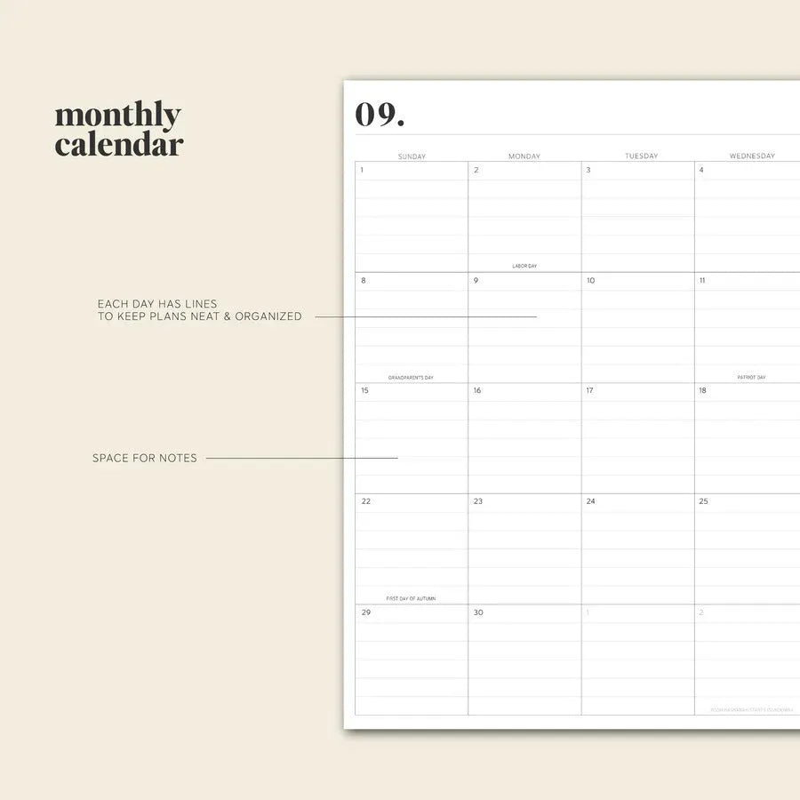 Cherry red daily schedule coil notebook with flat-opening coil binding