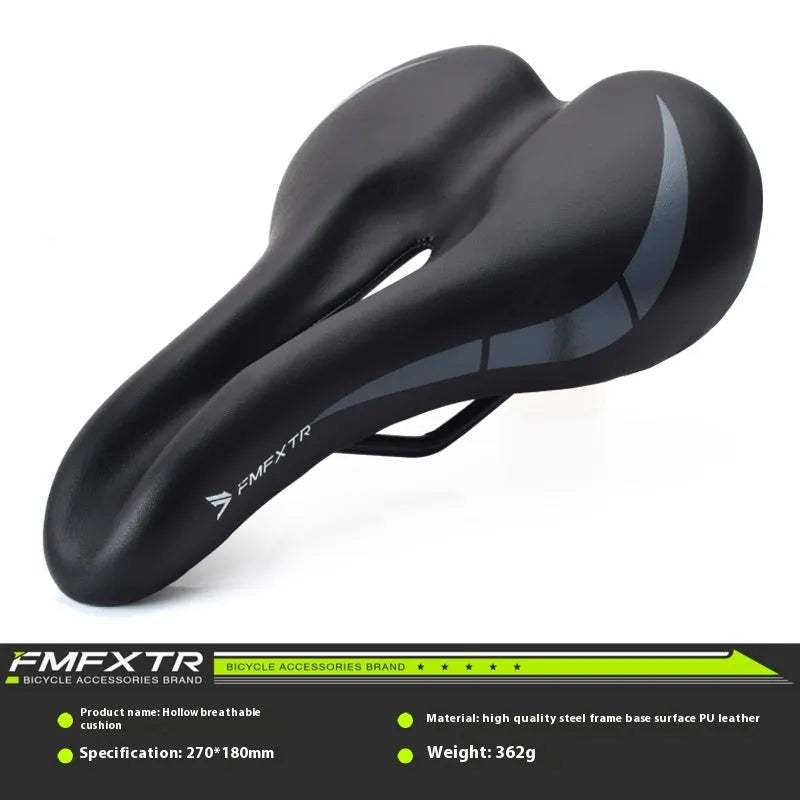 Bicycle seat cushion with hollow 3147 pattern design measuring 270mm by 180mm