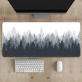 Chinese landscape painting mouse pad desk mat with natural rubber non-slip base in multiple size options