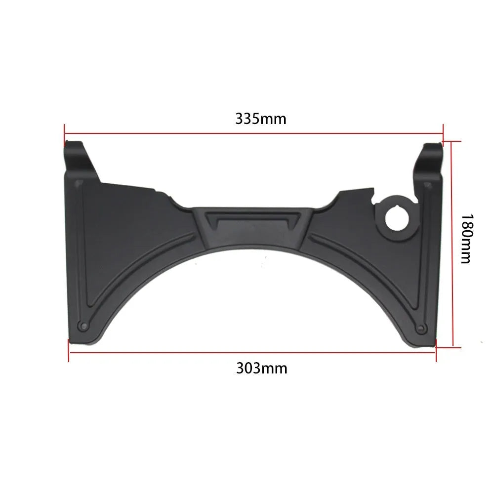 Black motorcycle cockpit fairing accessories for BMW R1250GS and R1200GS adventure models