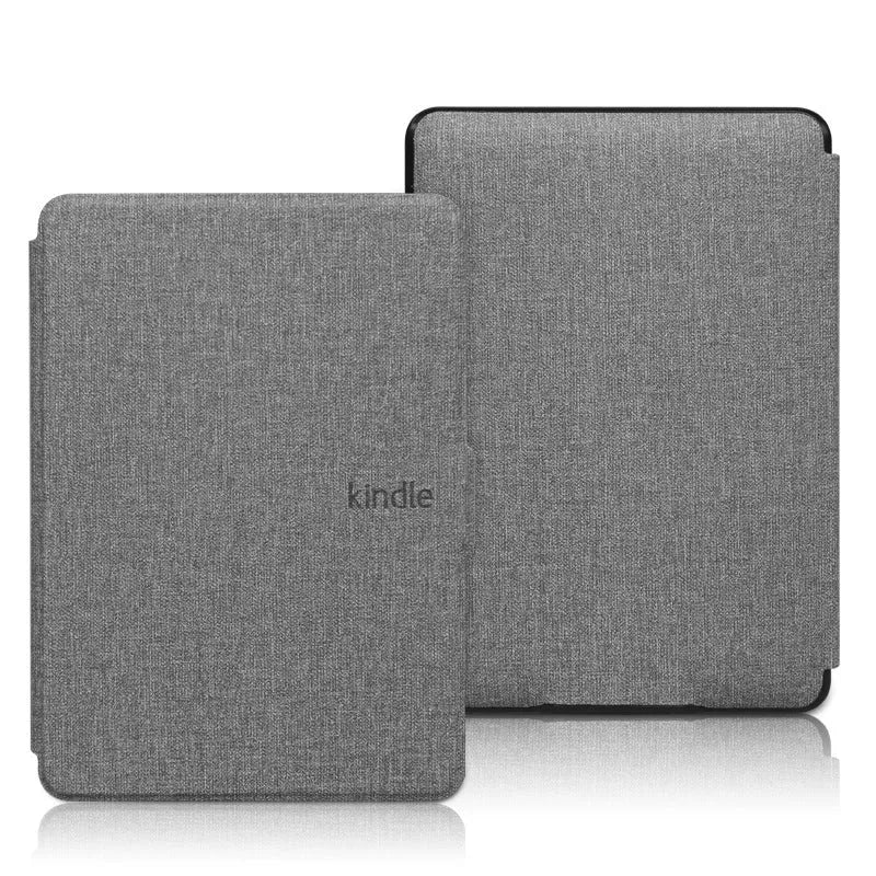 Magnetic leather-style hard protective case for Kindle Paperwhite Youth in various colours.