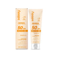 Clear zinc oxide sunscreen tube with 80g size and mineral protection formula